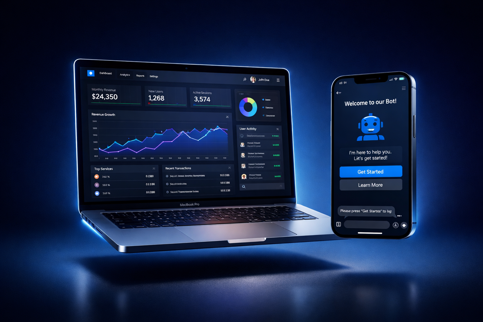 HolFrid Digital platform mockup